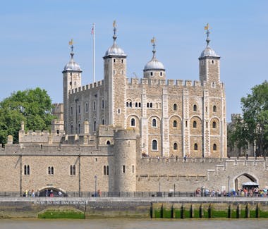 The exterior of the Tower of London