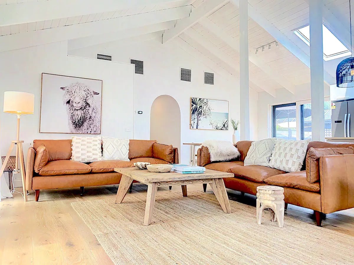 This beautiful coastal home offers captivating living with an emphasis on relaxation.