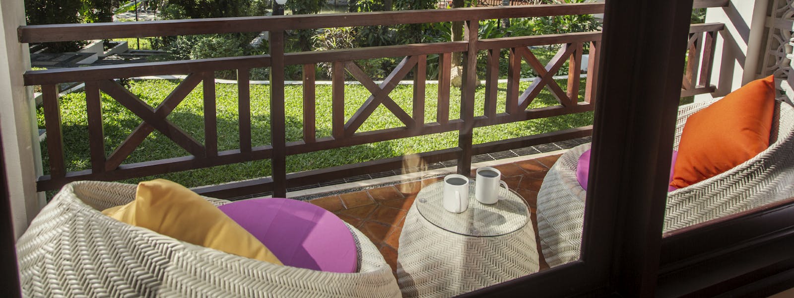 Parasol Blanc Luang Prabang Classic room view