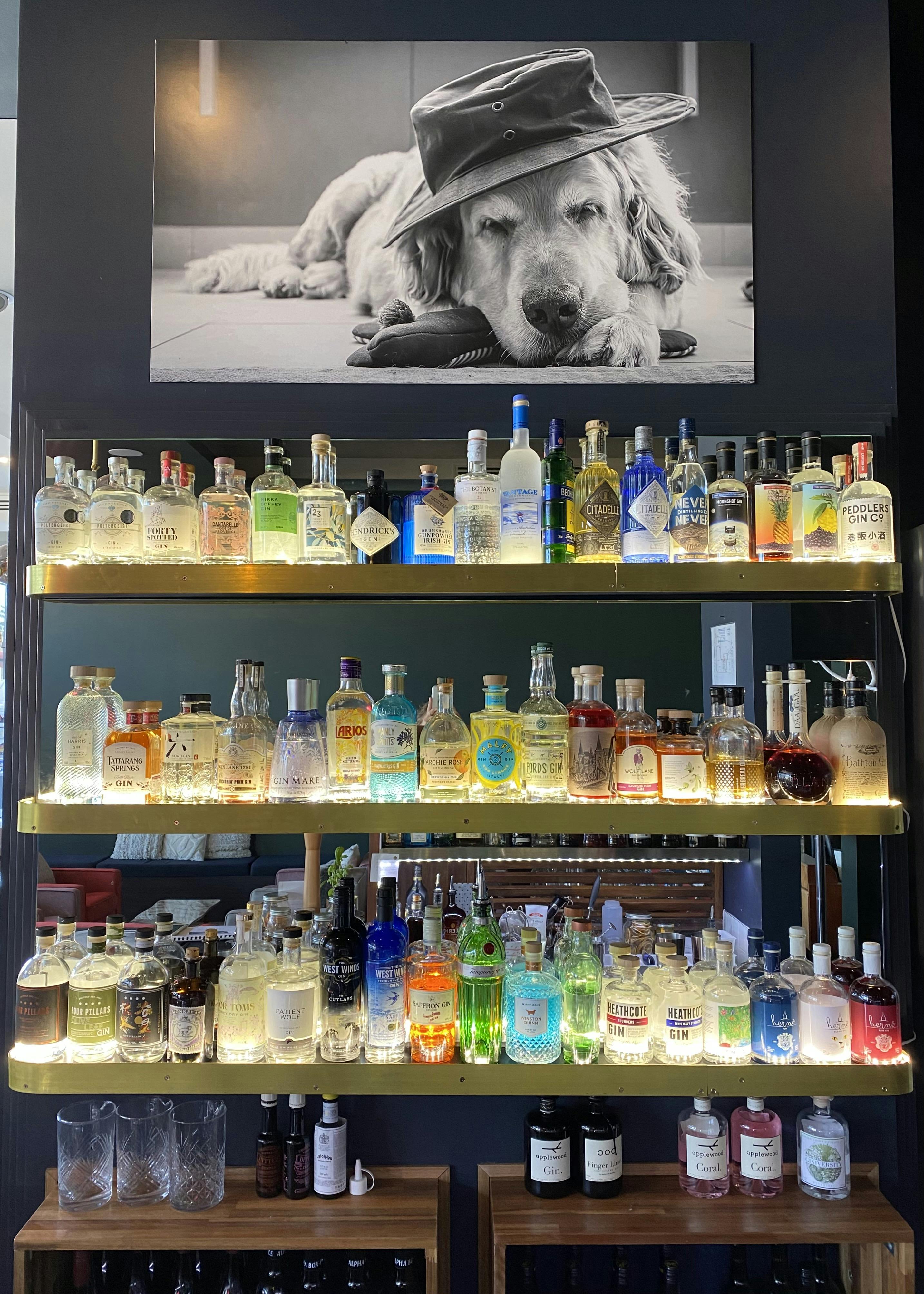 Bob’s extensive drinks list features over 70 gins and a multitude of boutique cocktails