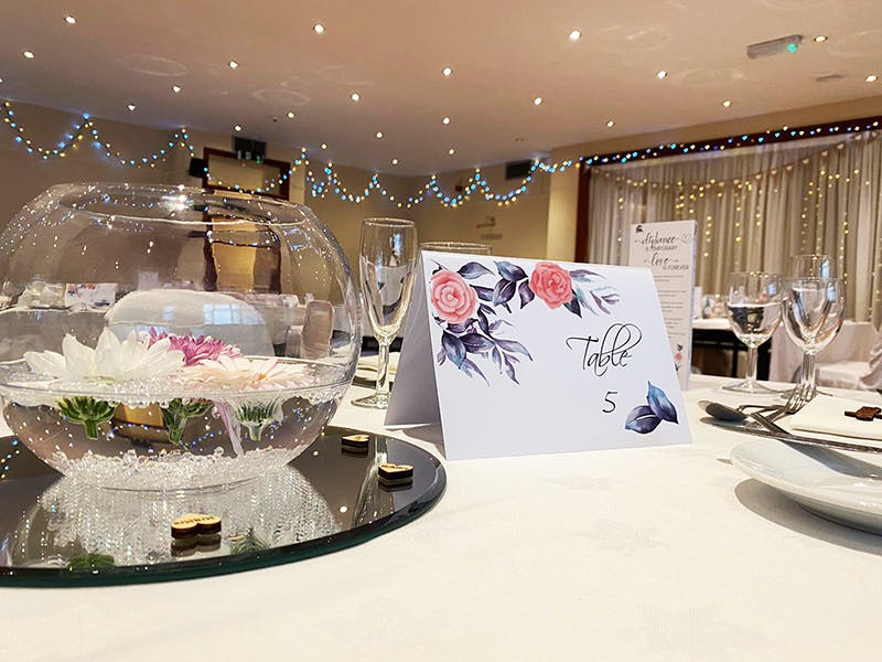 Wedding setup and centre piece