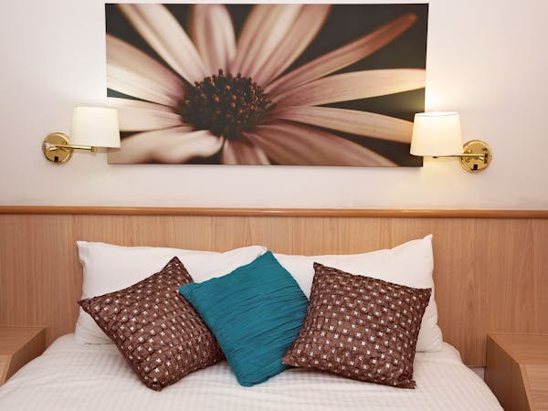 Courtyard room includes breakfast