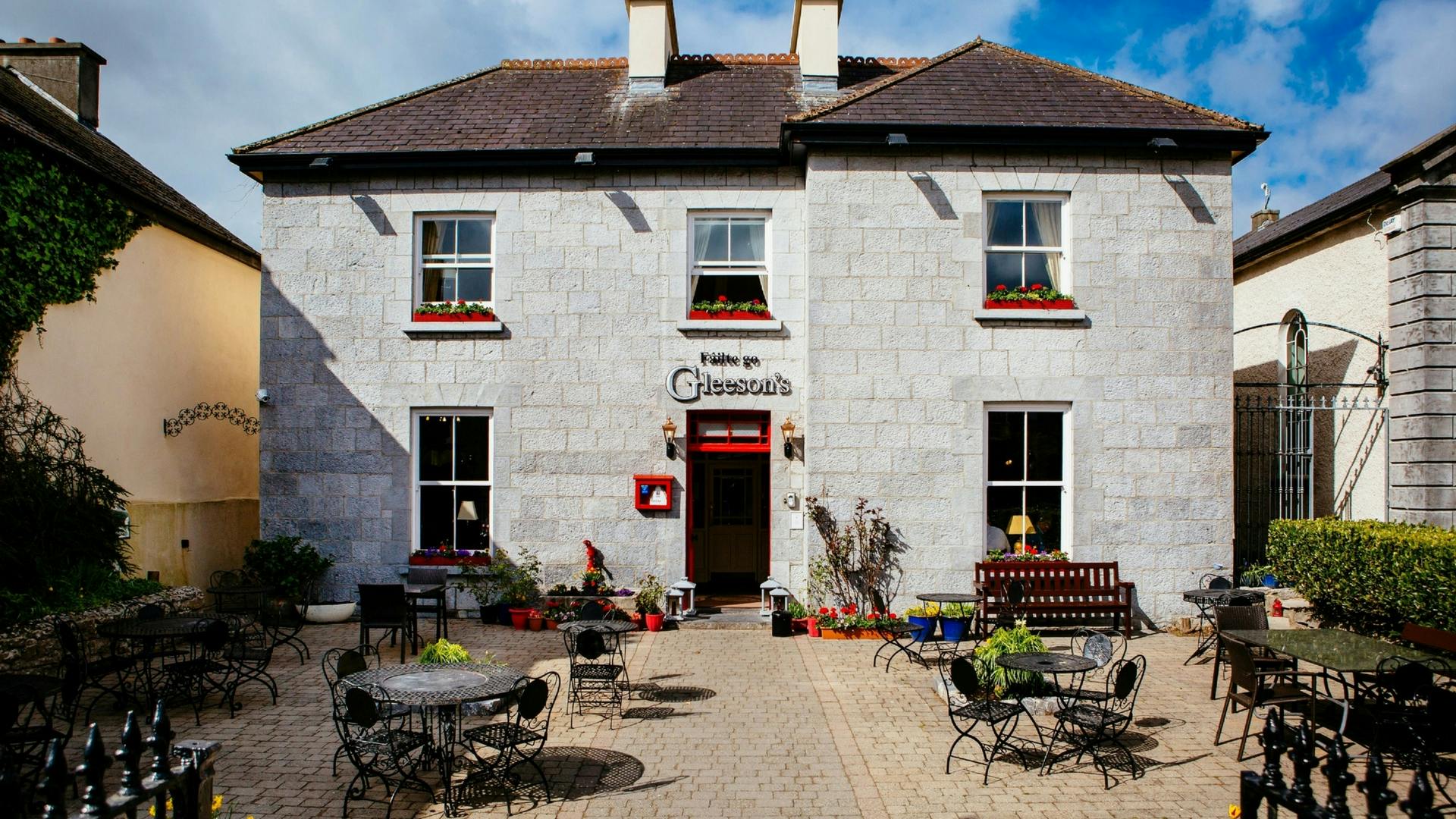 Front exterior at Gleesons Restaurant & Rooms, Roscommon