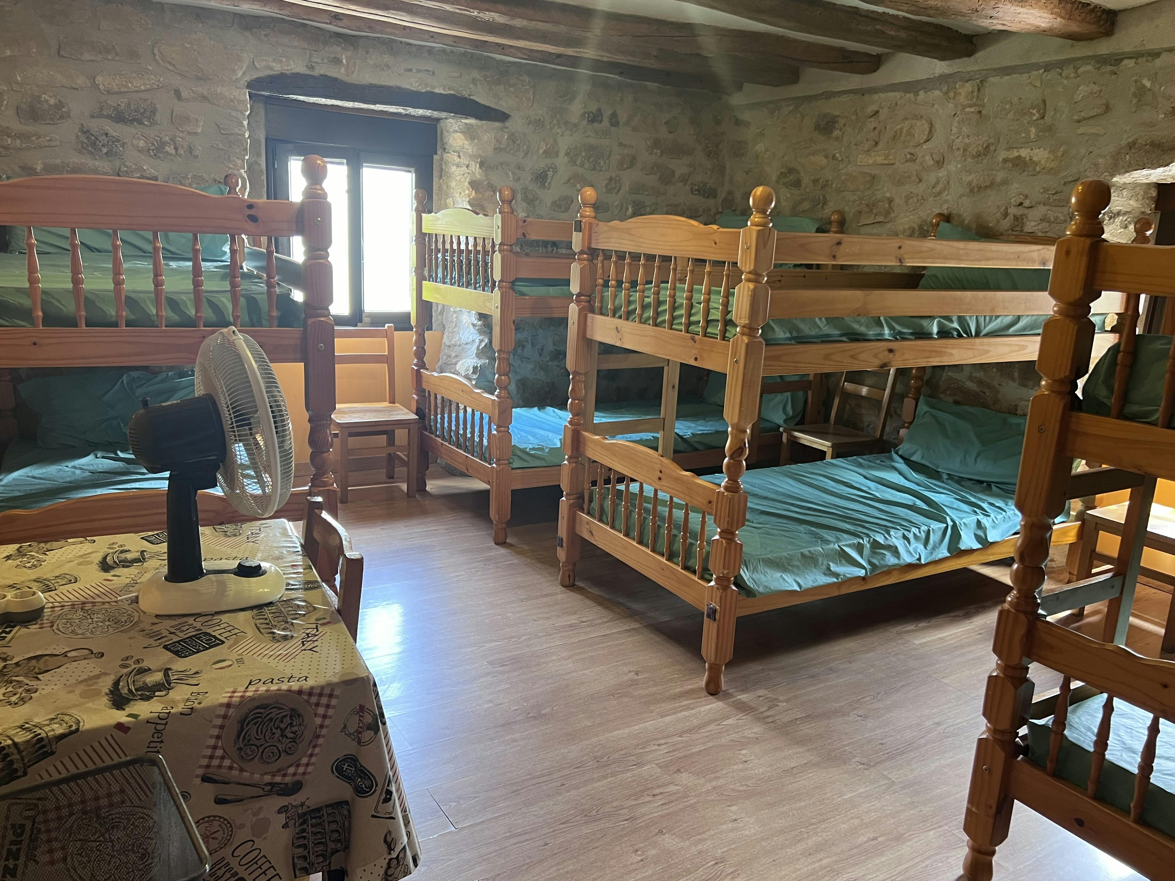 Roncesvalles 8-person Private bathroom across the staircase