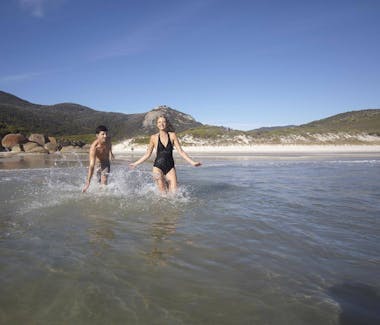 Playing at Wilsons Promontory