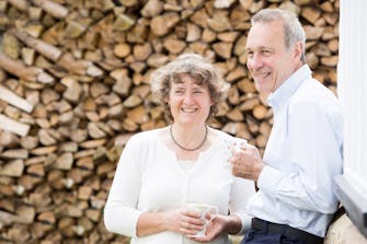 Guy and Sheila Pulfer, hosts, Lower Wythall B&B