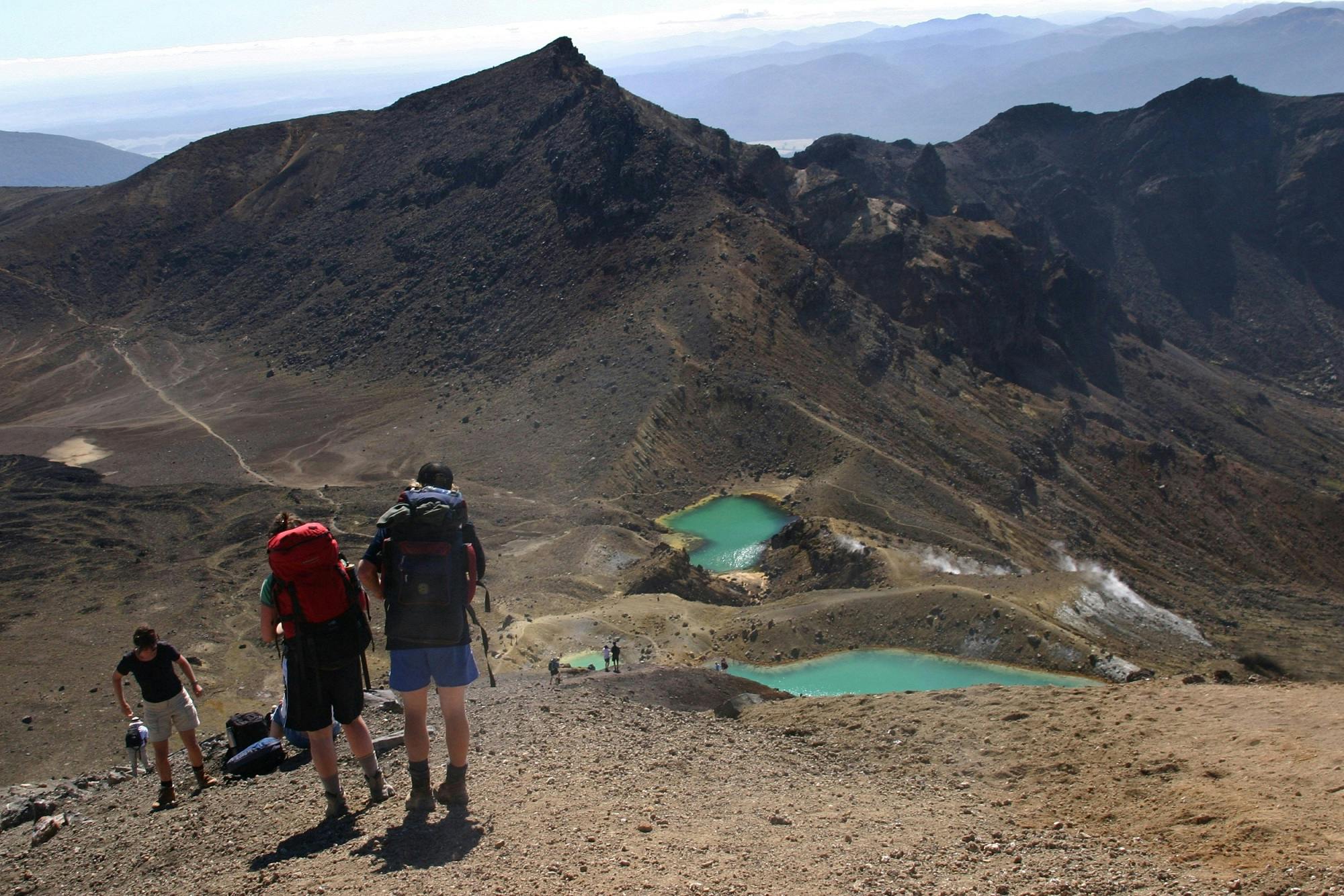 walk the tongariro crossing from the lodge