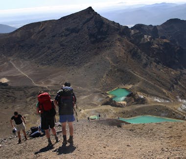 walk the tongariro crossing from the lodge