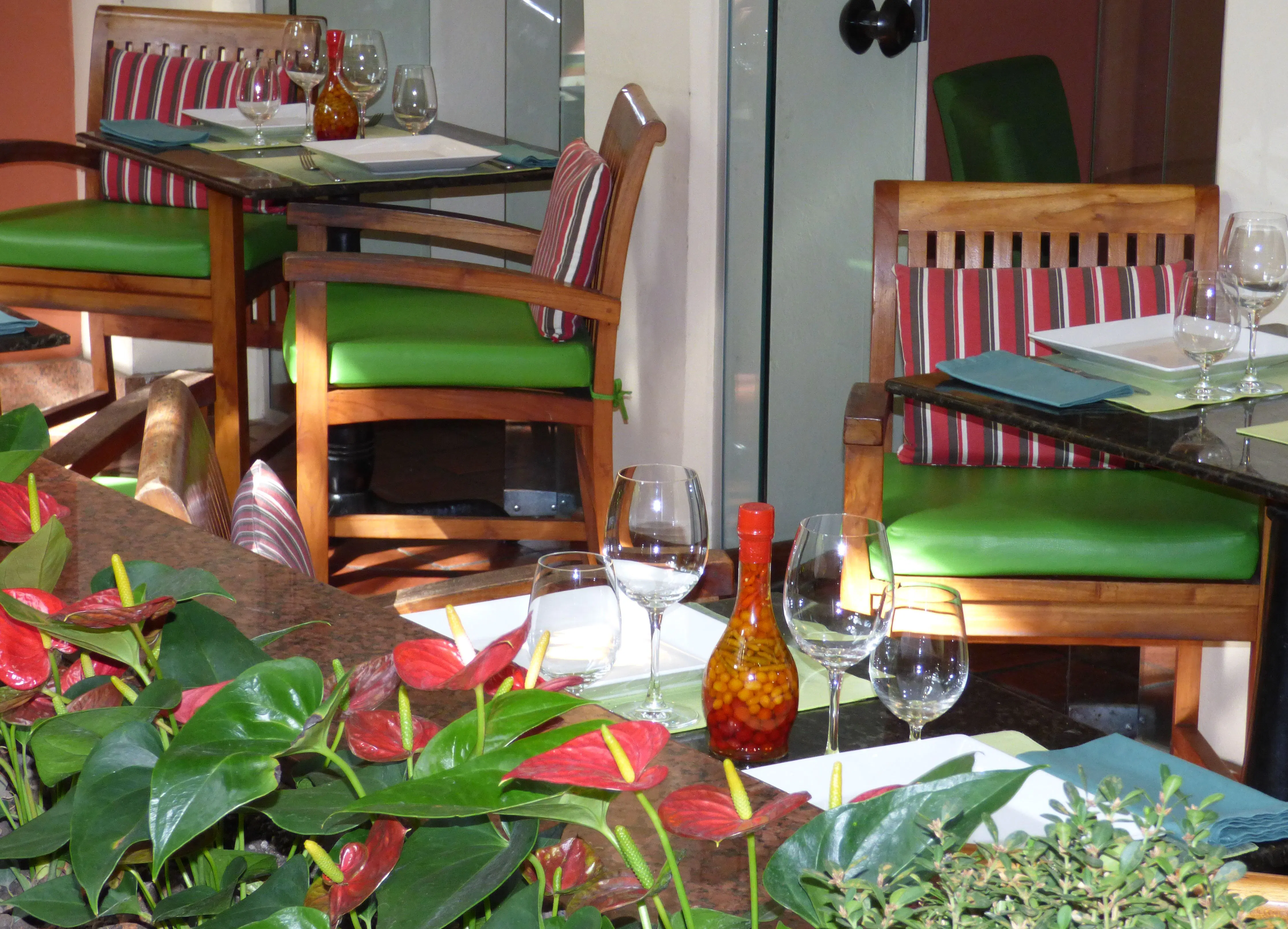 Hotel Casa do Amarelindo Pelô Bistrô Restaurant Garden Tables