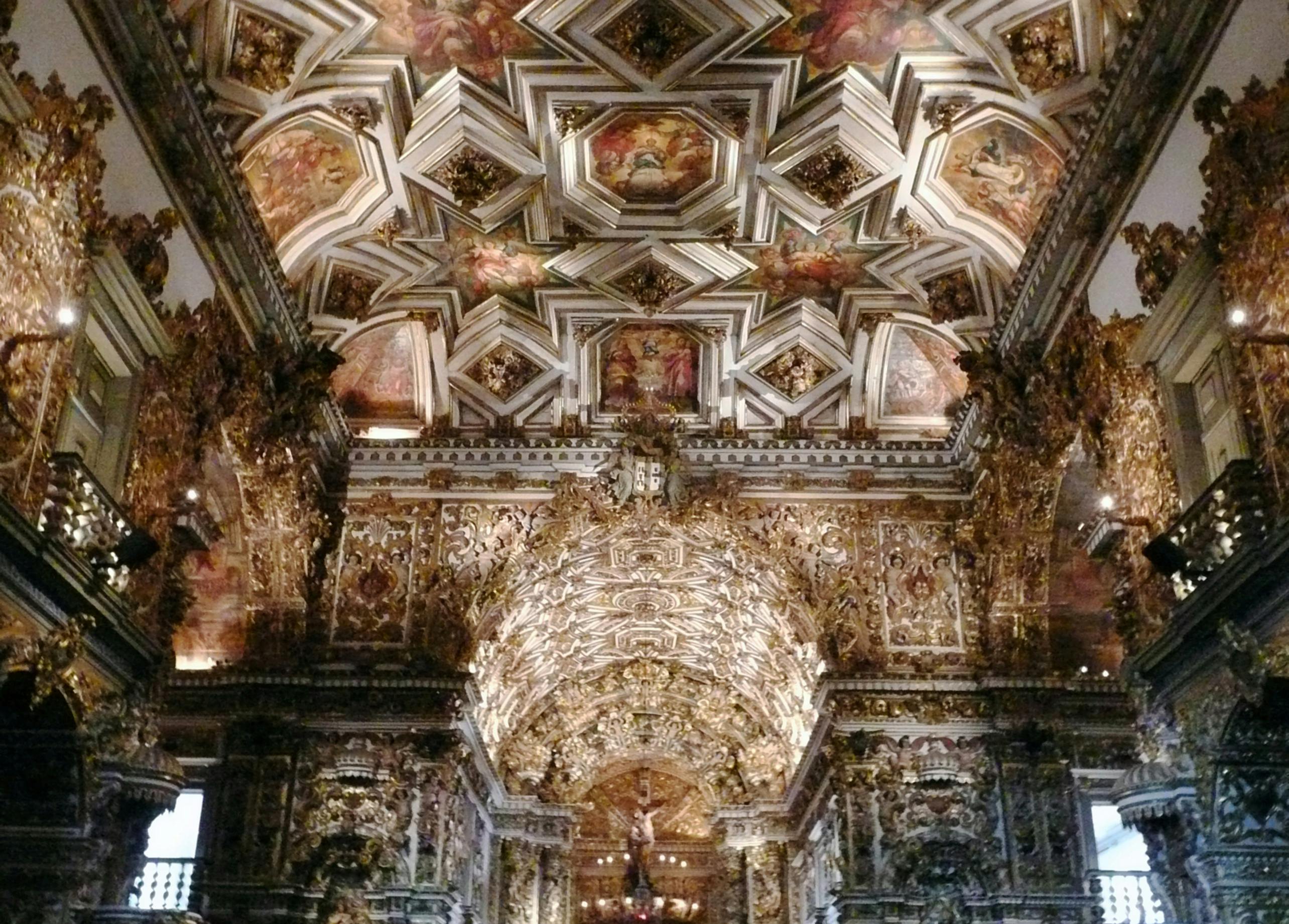 detalhe telhado interior Igreja de São Francisco Pelourinho