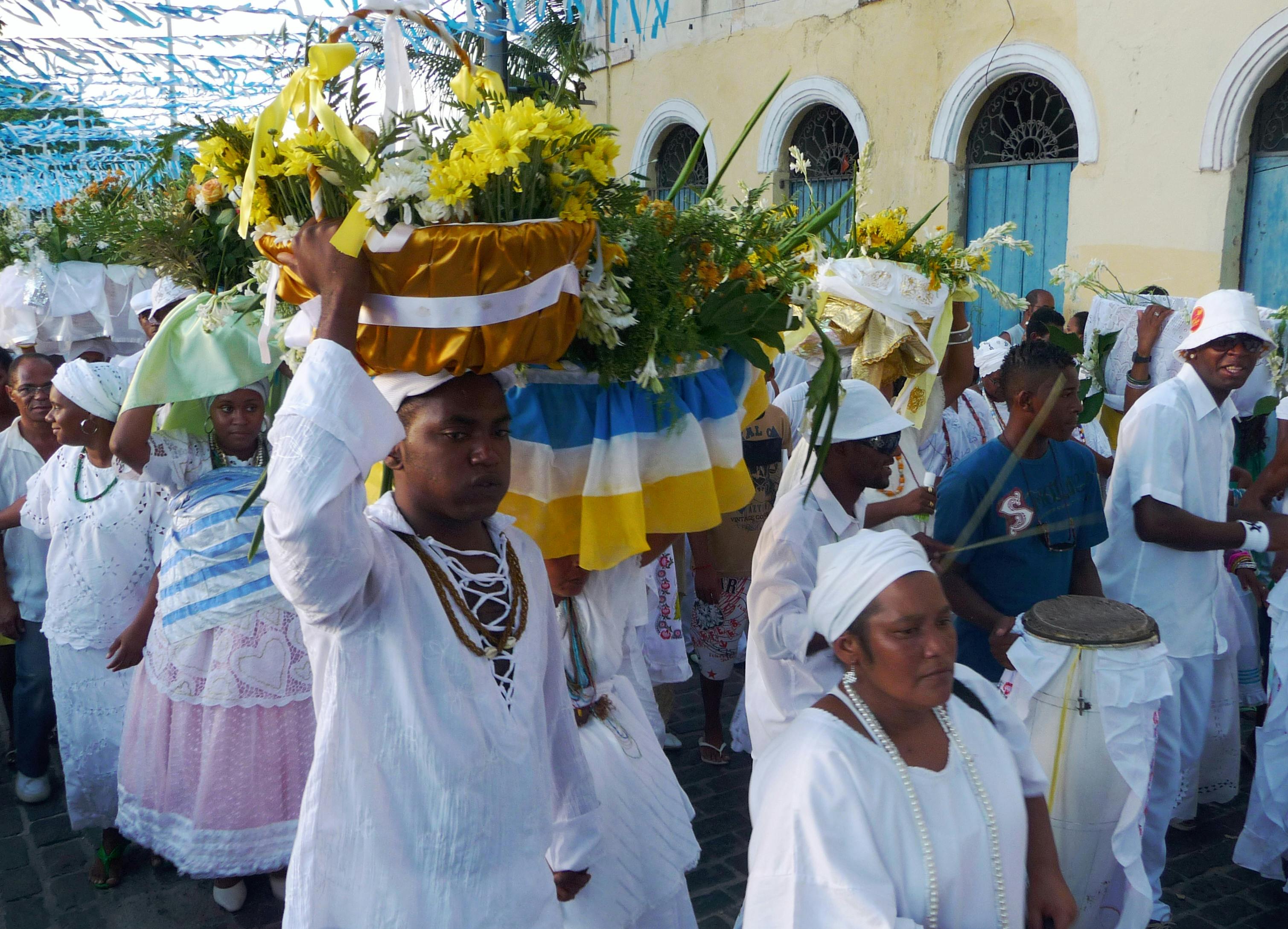 Procissão Festa de Iemanjá em Cachoeira Bahia