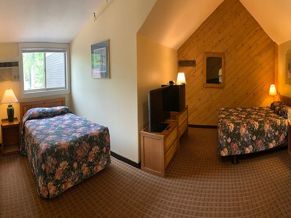 Snowy Owl Inn Waterville Valley New Hampshire White Mountain National Forest Ski Resort Dormer Room