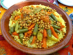 Riad Tahani vegetal couscous