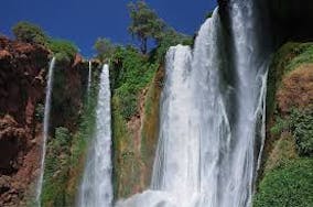 Ouzoud waterfalls closer