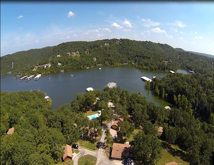 Aerial photo of Mill Creek Resort