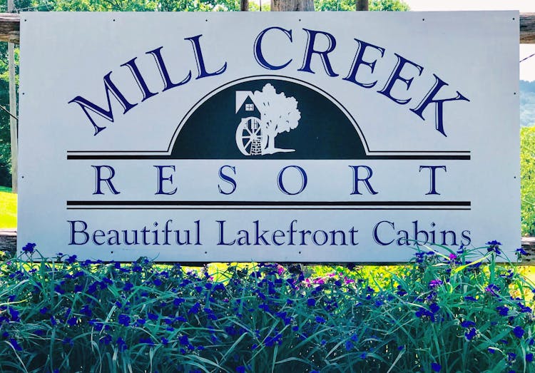 Mill Creek Resort Sign