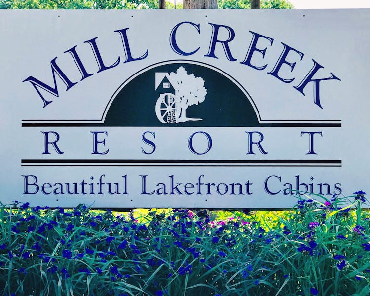 Mill Creek Resort Sign