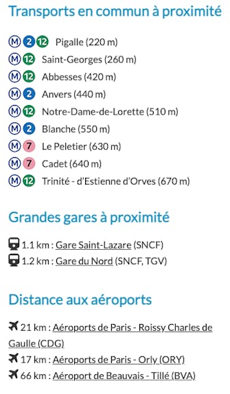 Grandes gares proches de l'Hôtel Migny à Paris