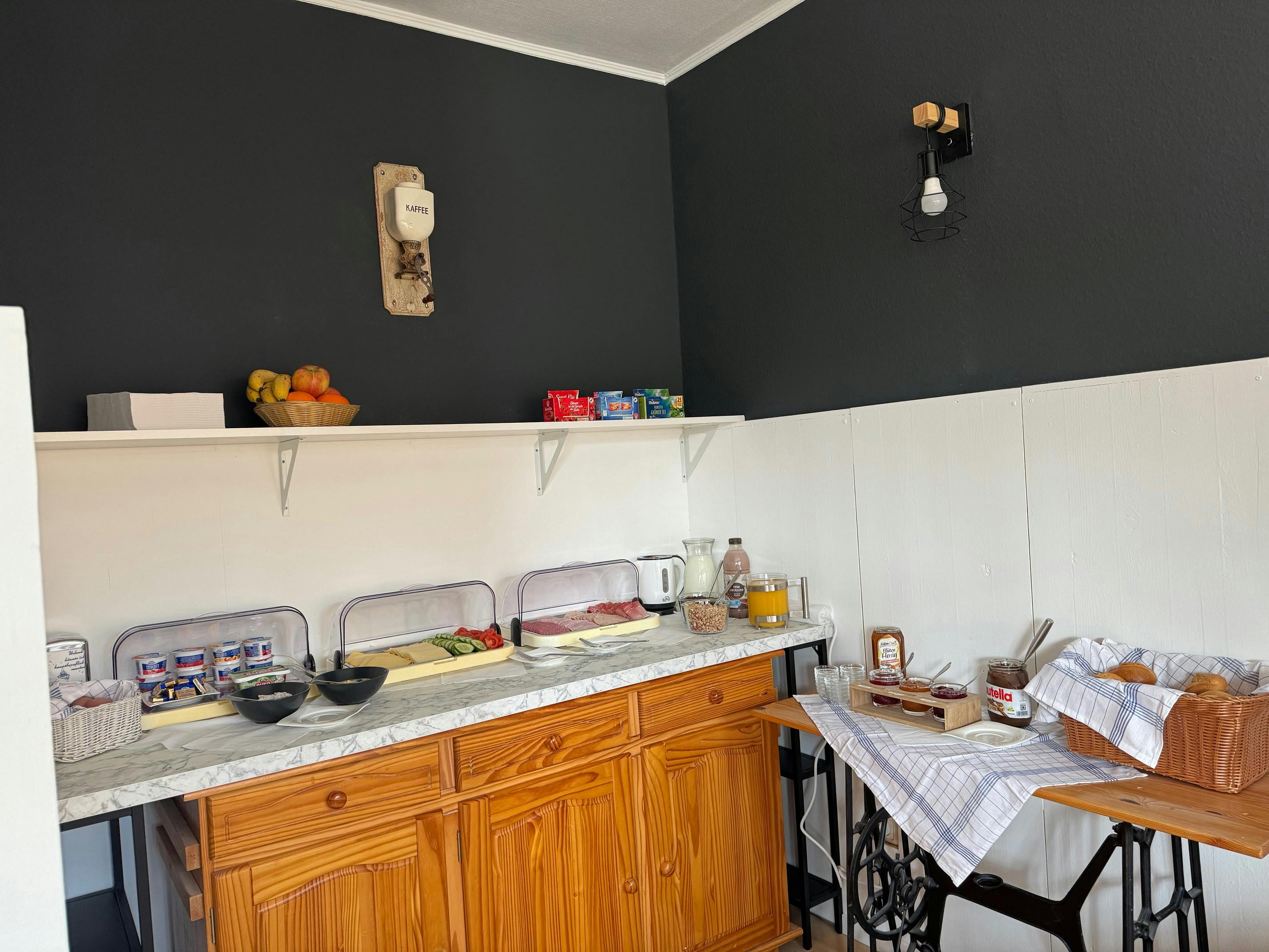 Frühstücksraum Buffett