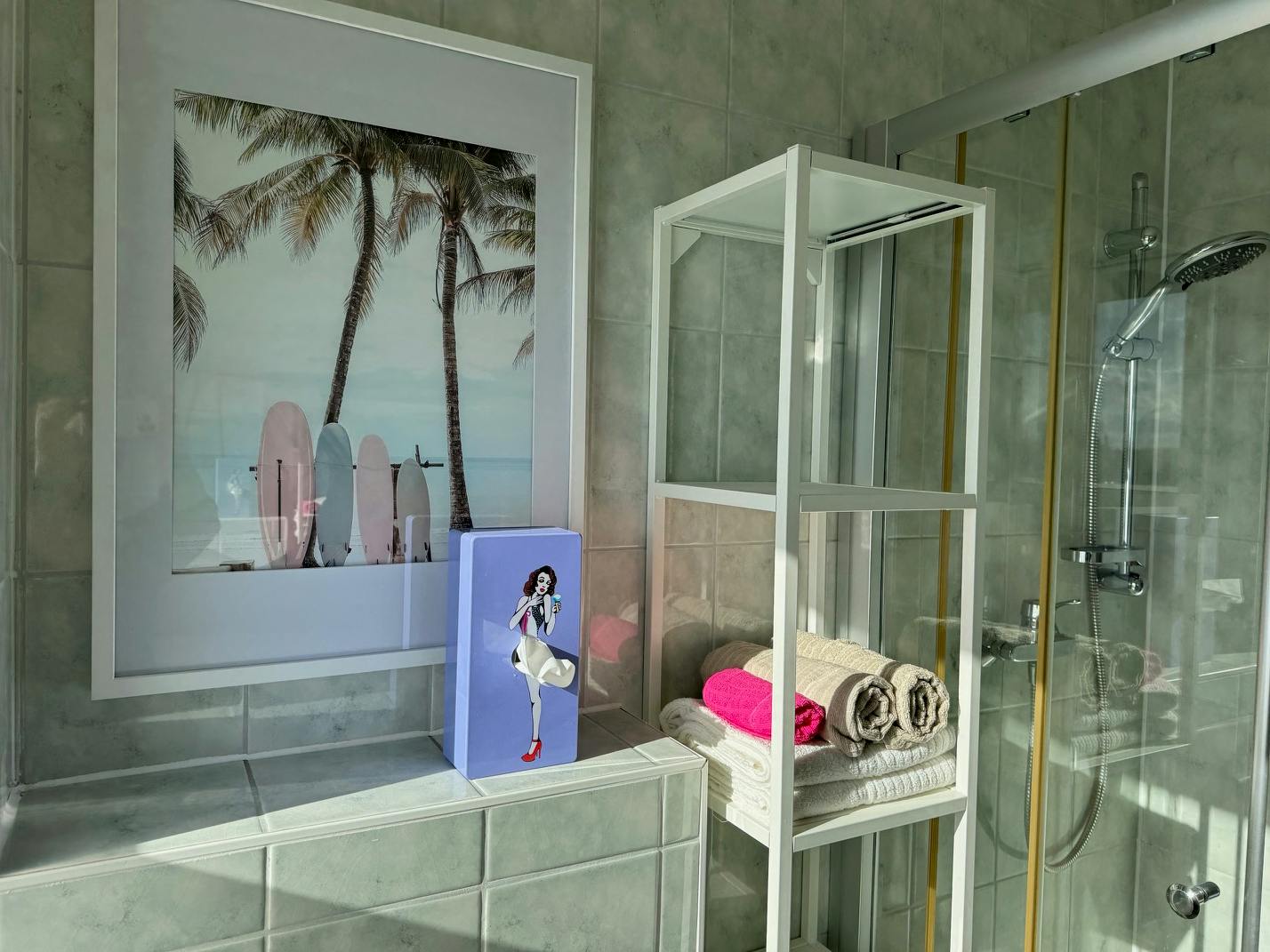 Auf Wunsch neue Handtücher bei längerem Aufenthalt