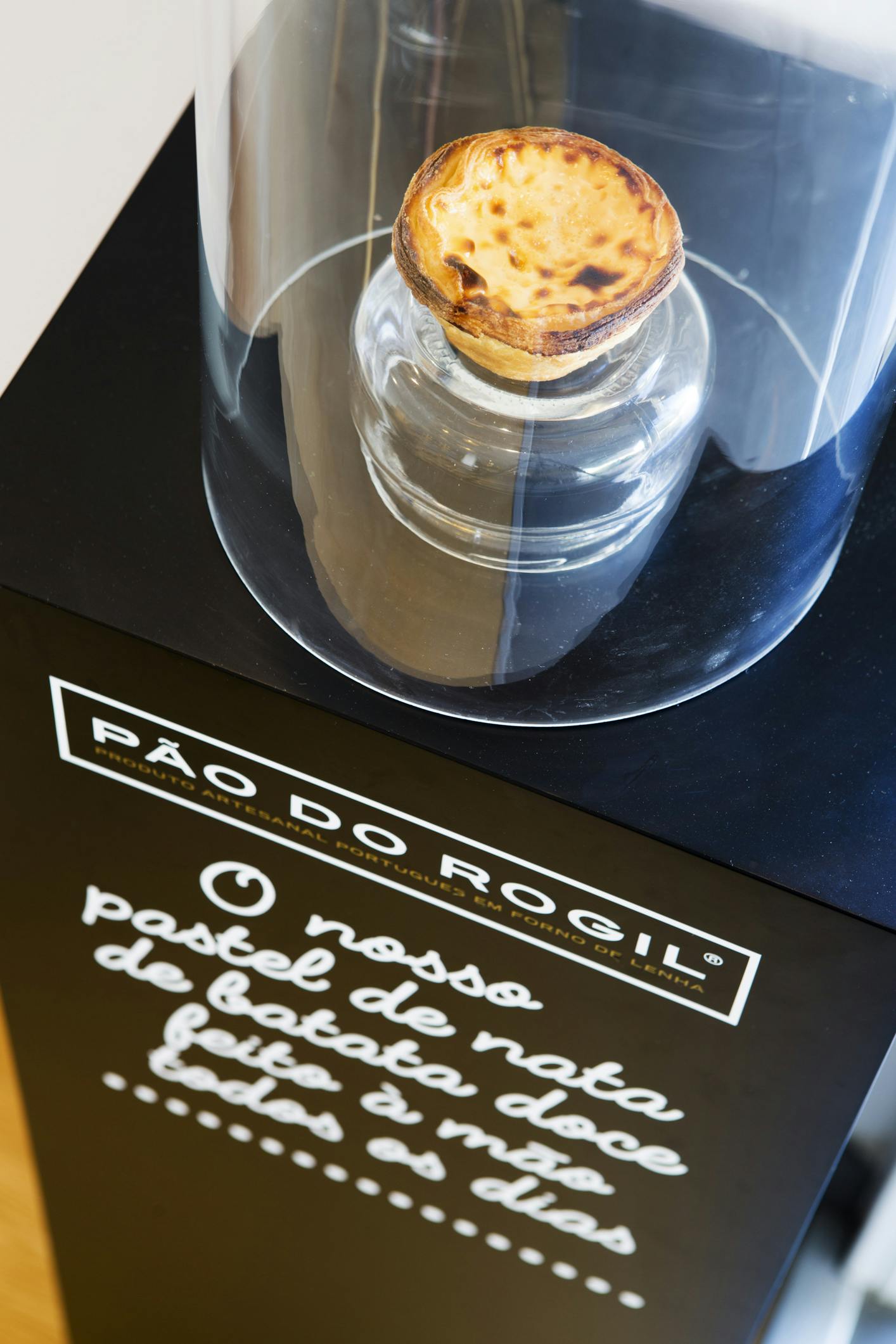 O pastel de nata de batata-doce do Pão do Rogil é um dos bolos com mais sucesso.