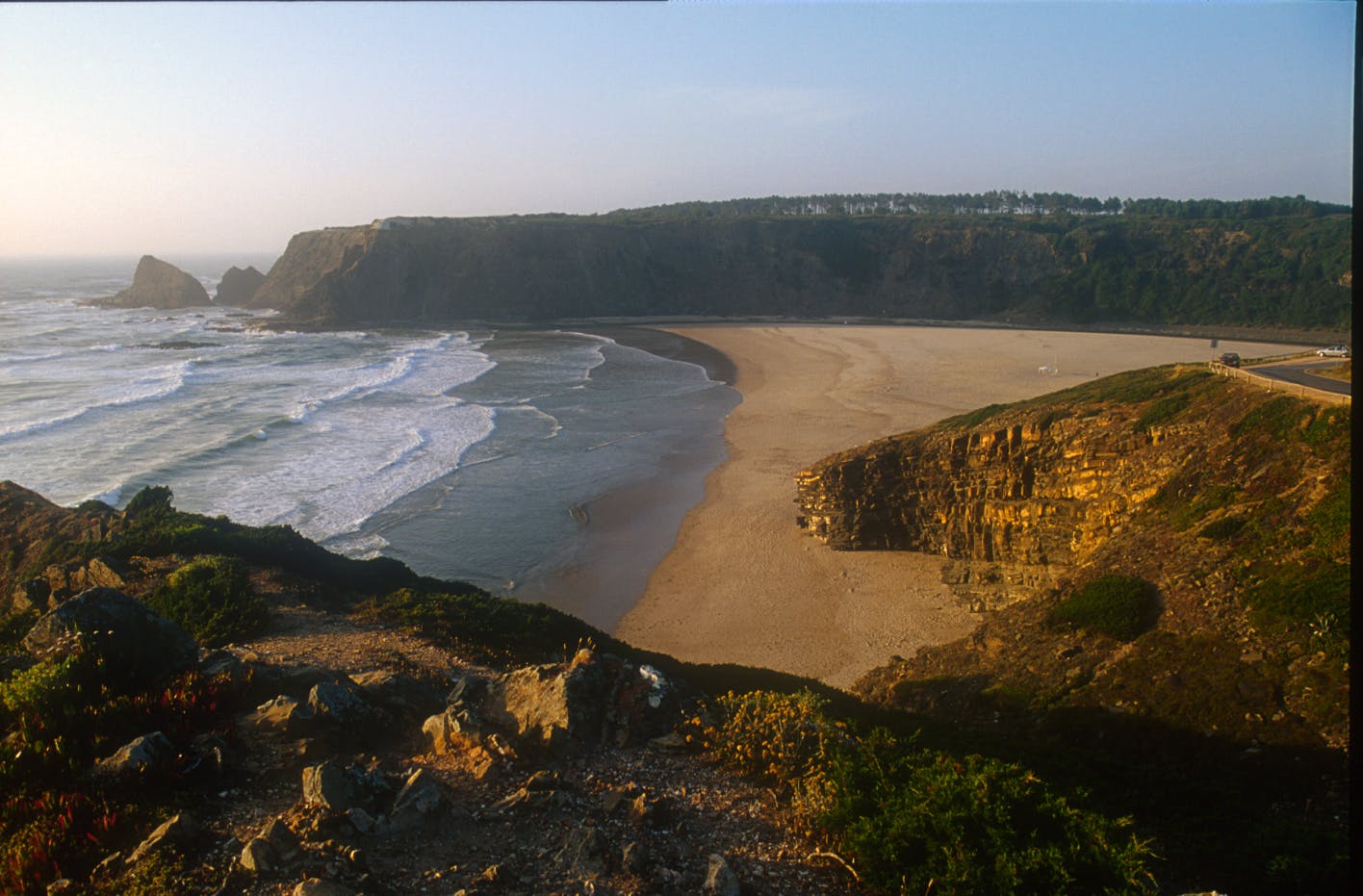 Odeceixe Beach. Praia de Odeceixe na Costa Vicentina.