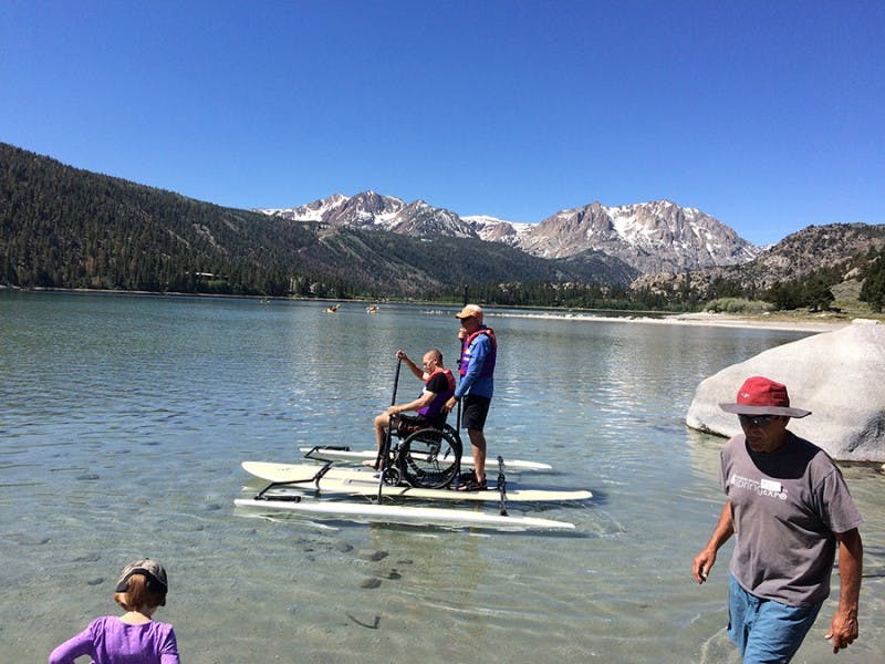 June Lake Beach has disable daccess
