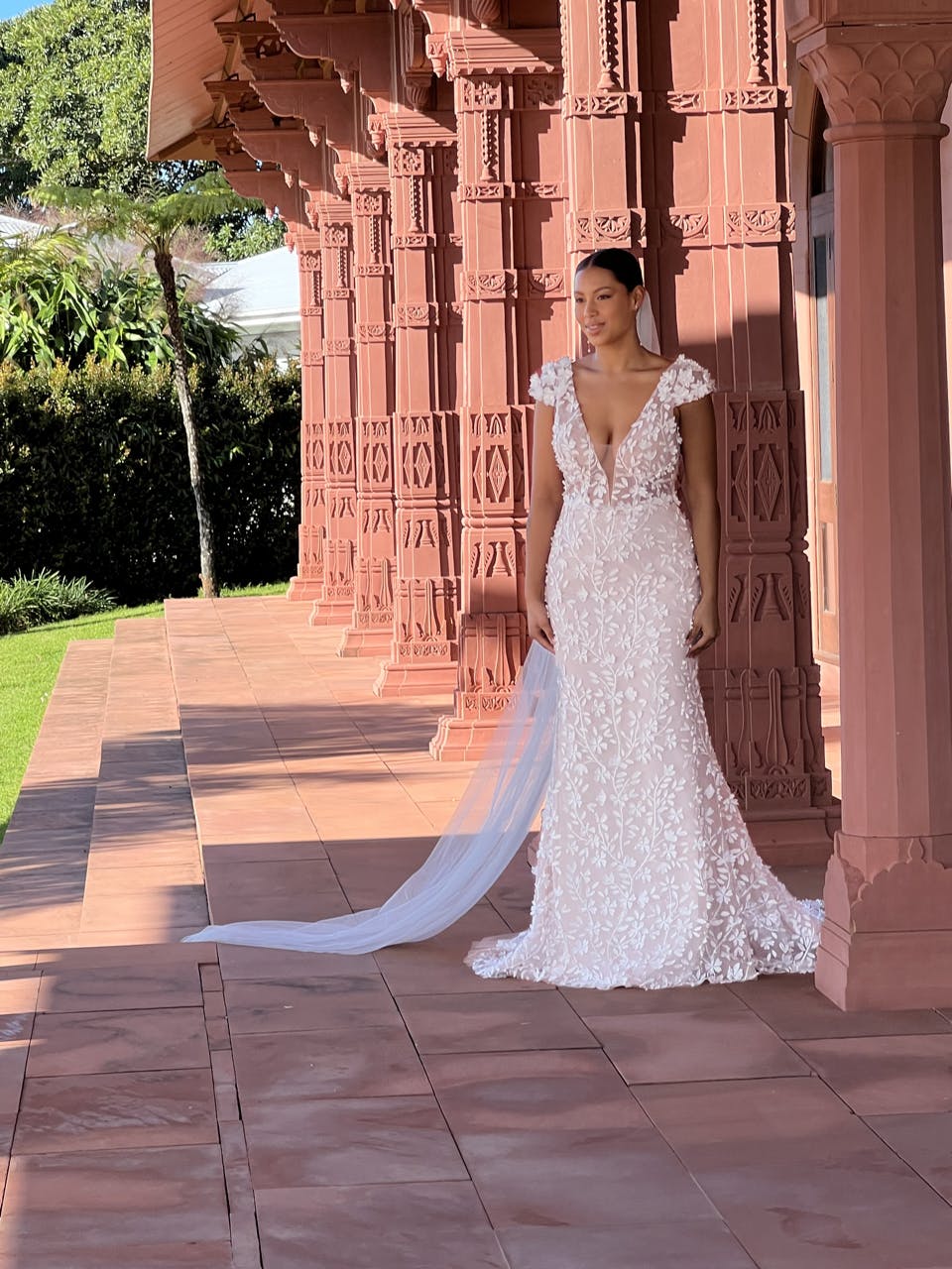 High fashion wedding shoot in main residence, one of the most unique buildings in the country