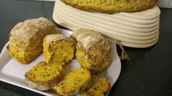 Homemade breads at Beaumaris Beach Guest House.