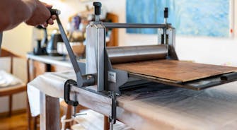 Etching press. Image credit: Puddlehub 2024