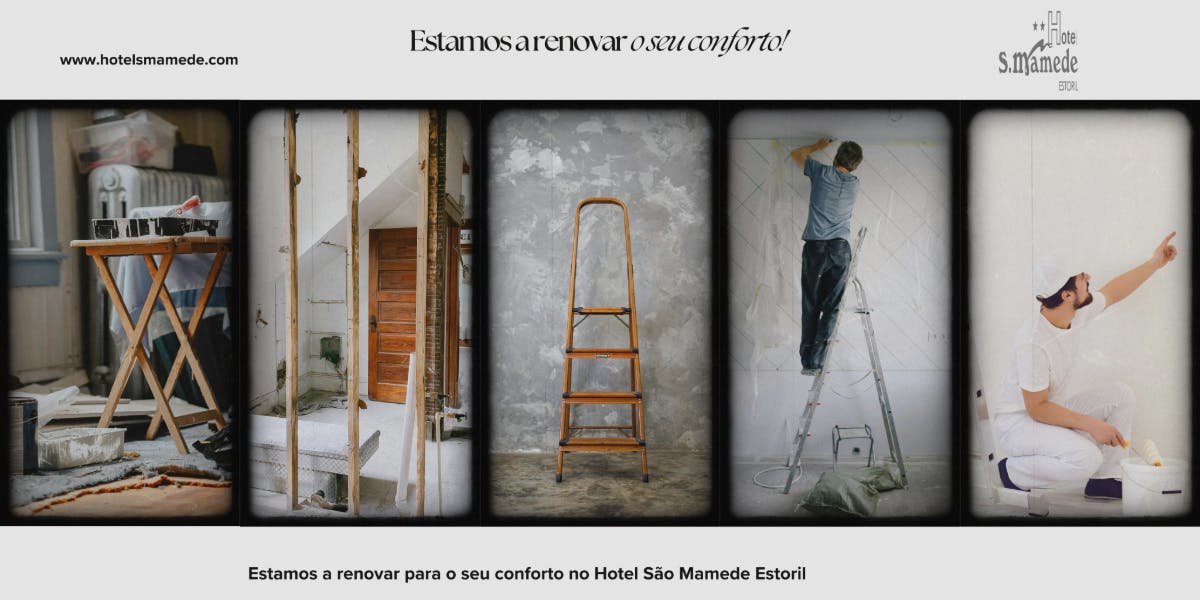 Estamos a renovar para o seu conforto no Hotel São Mamede Estoril