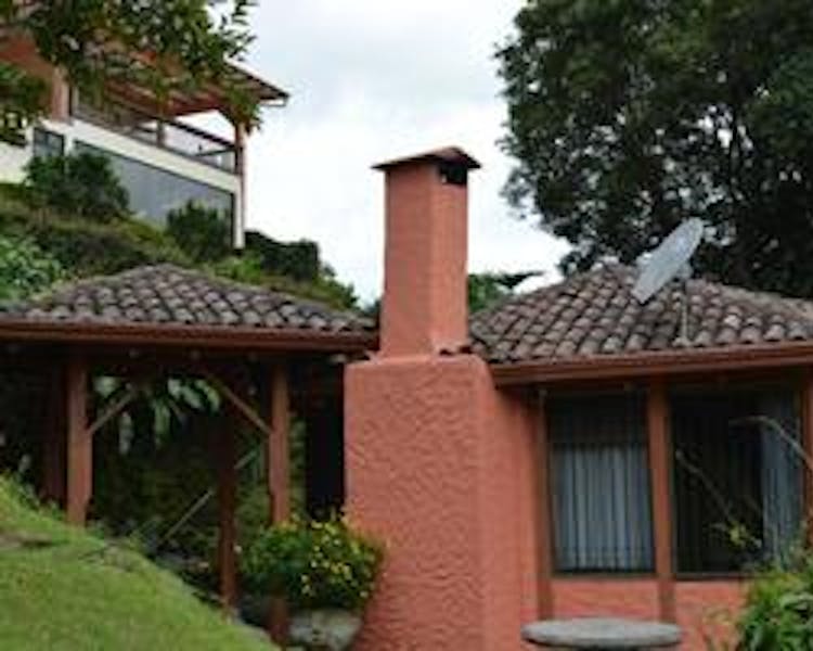 View of entrance and open terrace of the Birds of Paradise suite