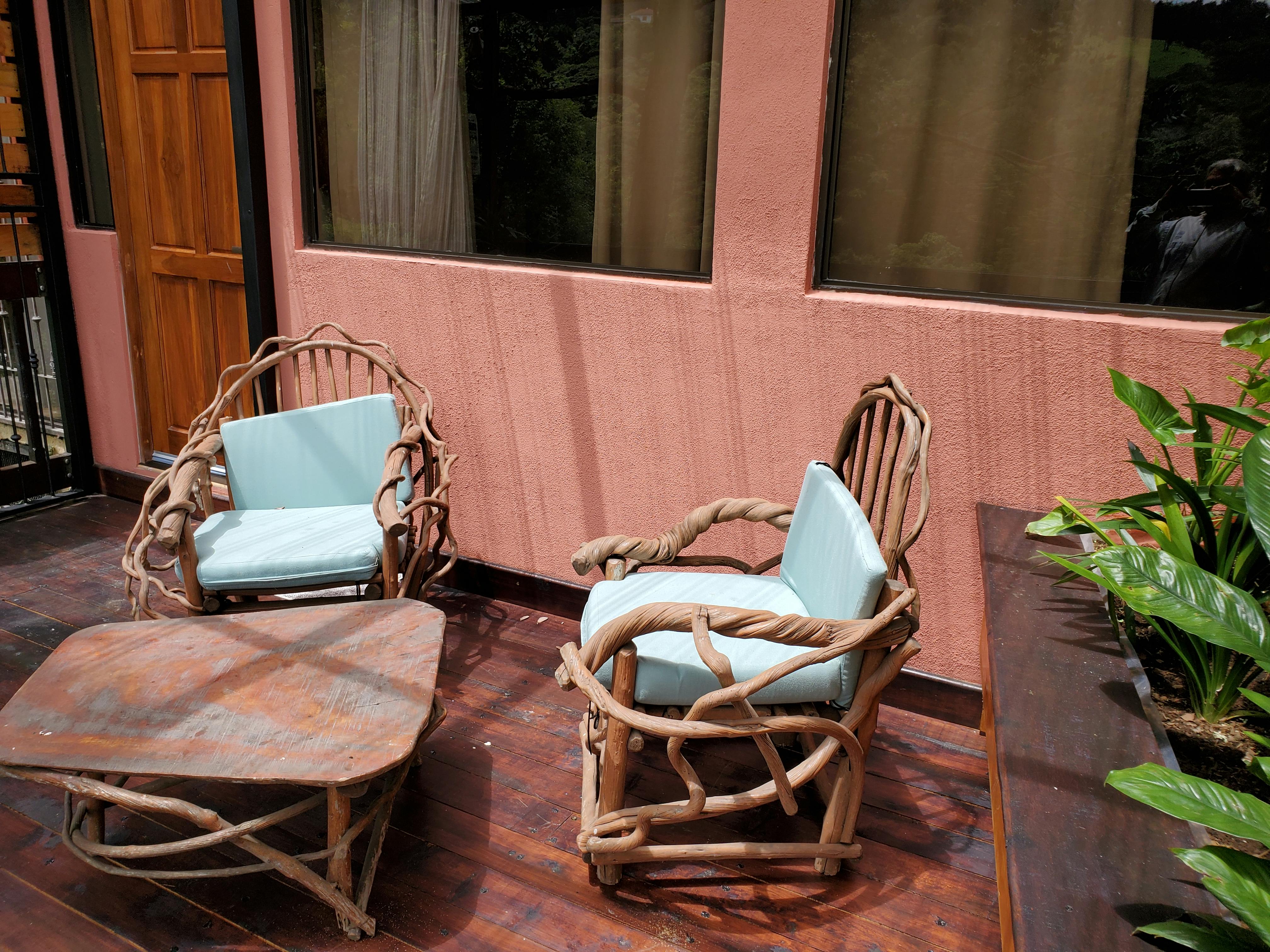 Private balcony of the Antherium Suite