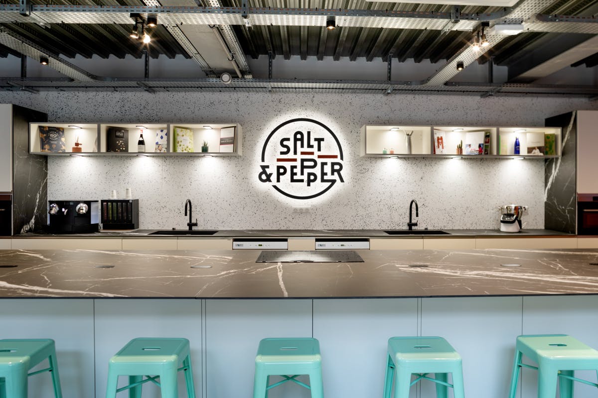 Espace culinaire de Salt & pepper à dijon