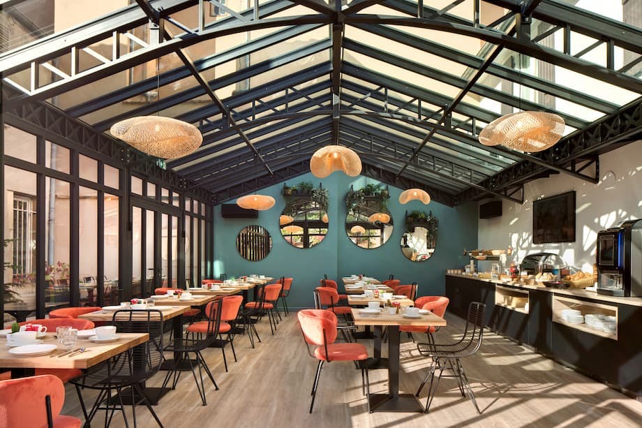 Mur de face de la Verrière de l'hôtel des ducs