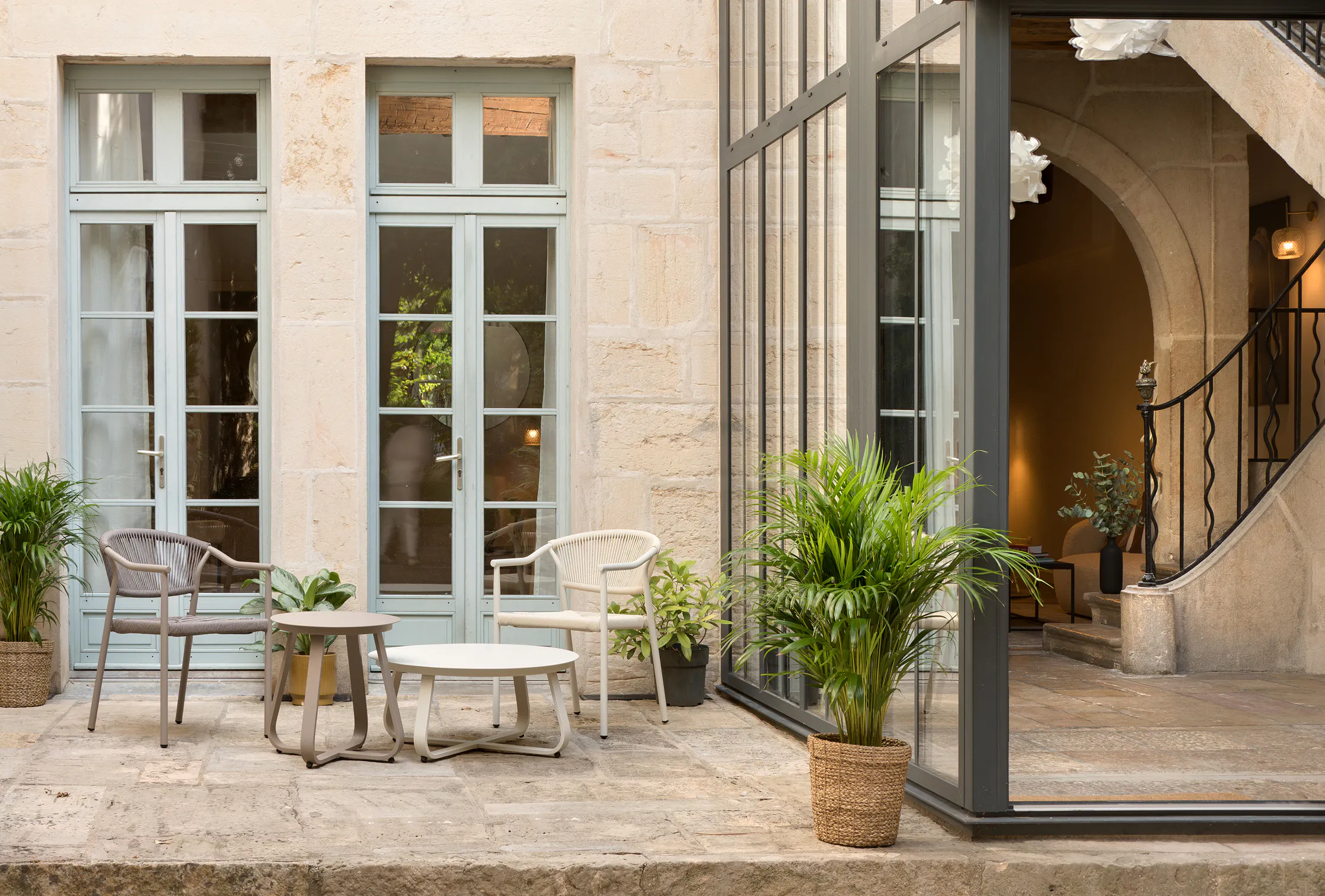 Maison 1642 - Terrasse de la chambre Pinot Noir