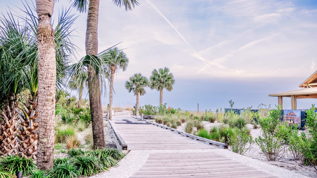 Coligny Beach Park on Hilton Head Island Pathway