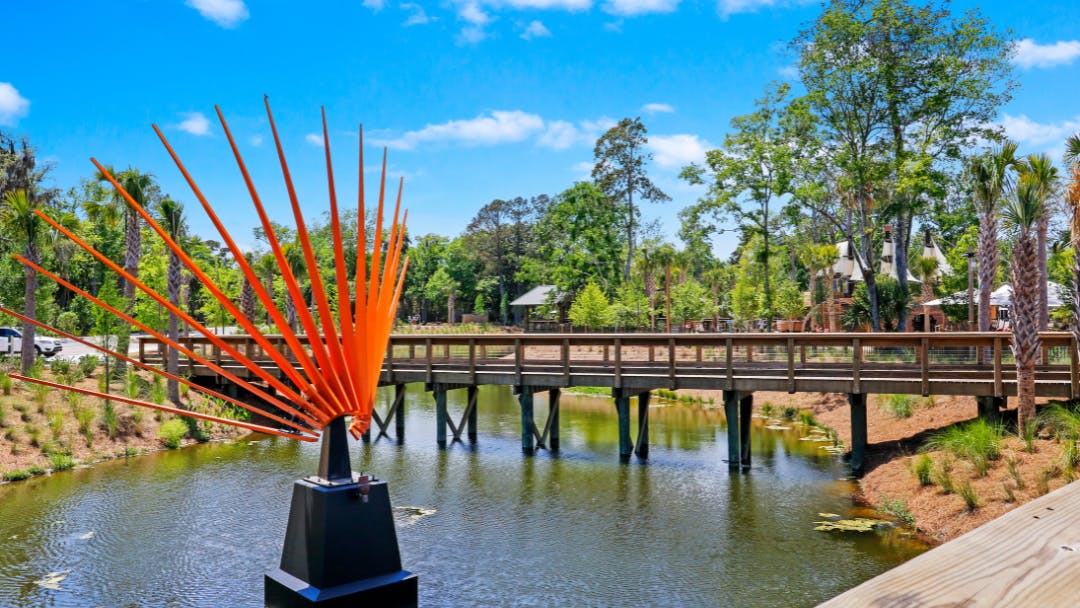 Lowcountry Celebration Park on Hilton Head Island Trail and Structure