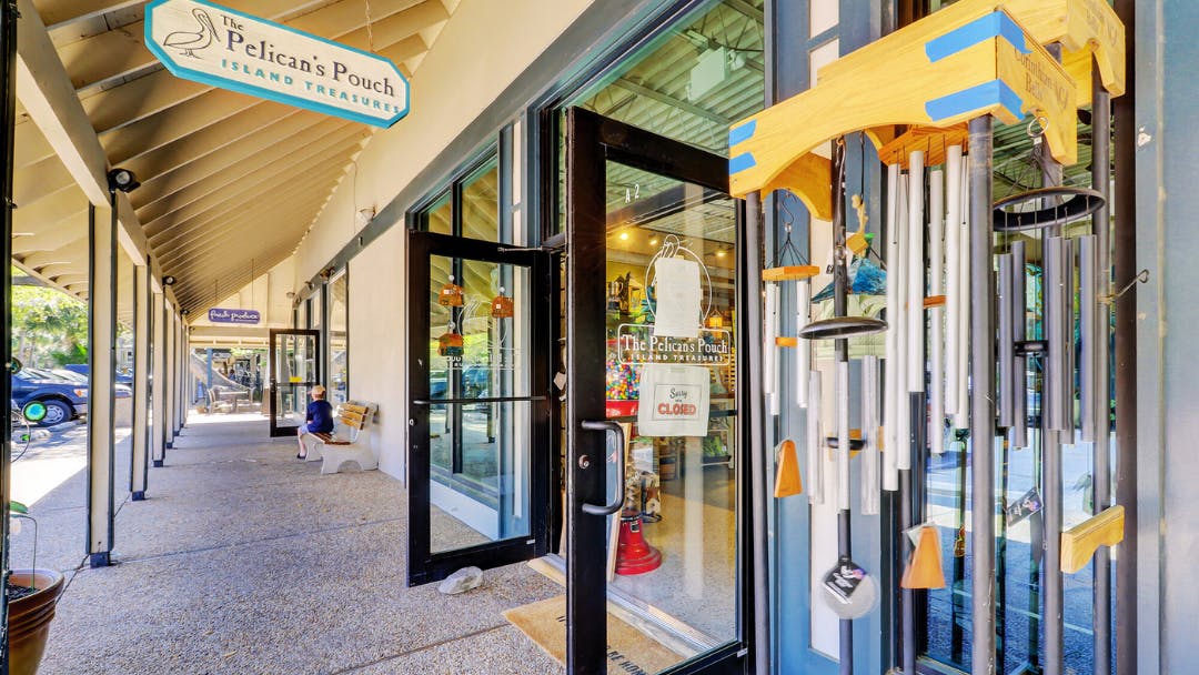 Pelican's Pouch Boutique store at Coligny Plaza on Hilton Head Island