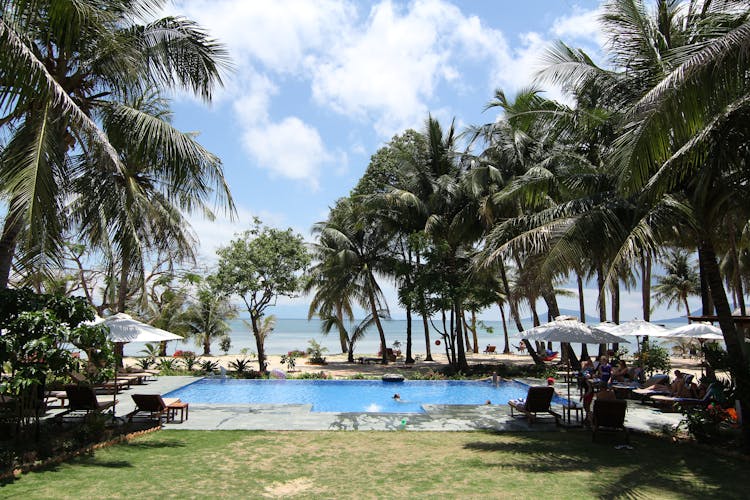 Phu Quoc Resort pool and sunbed