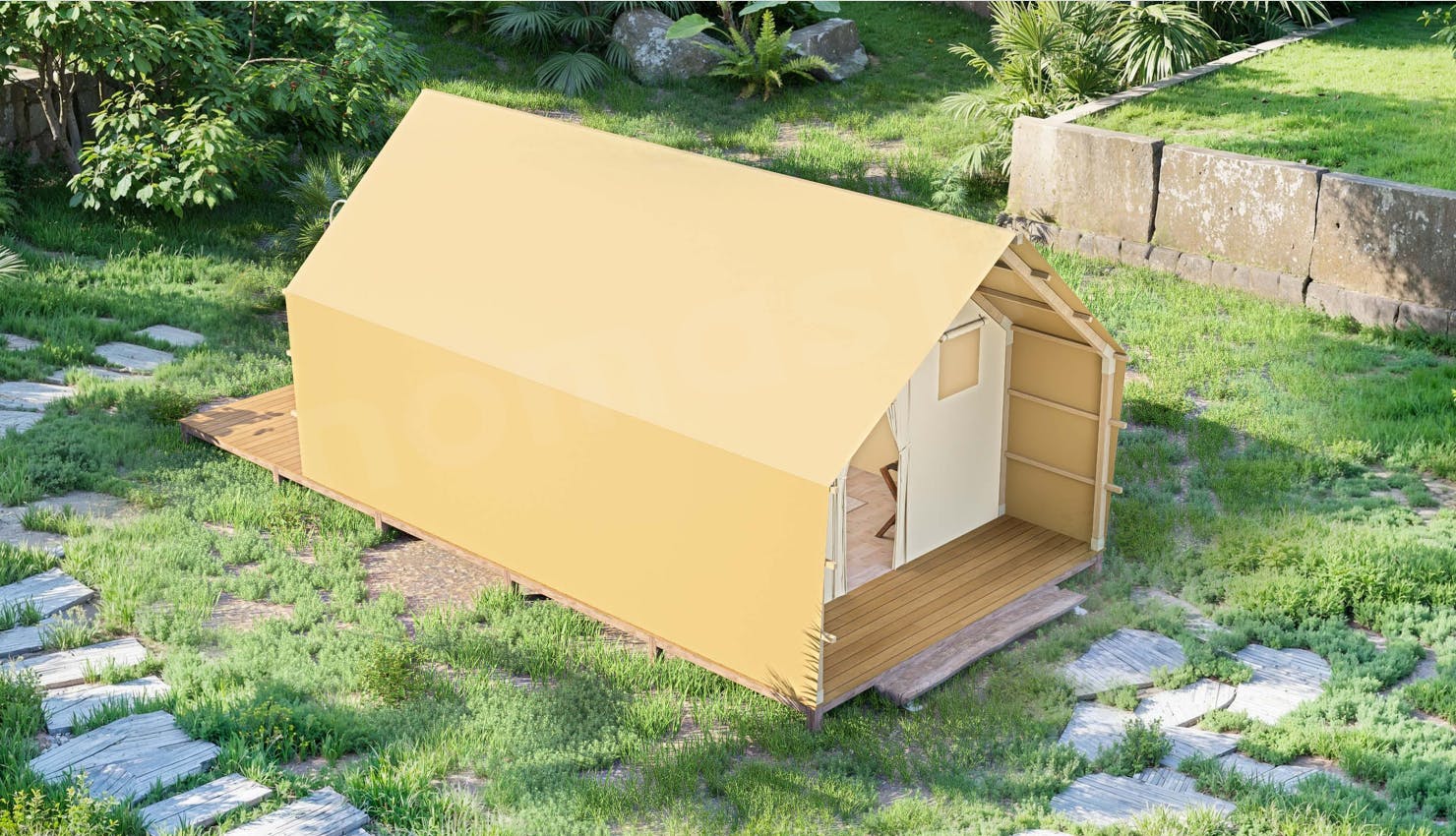 Adventure Tent exterior render