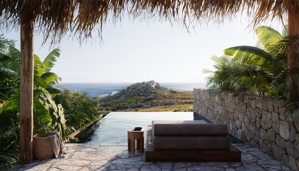 private pool suite best luxury boutique hotel Mykonos