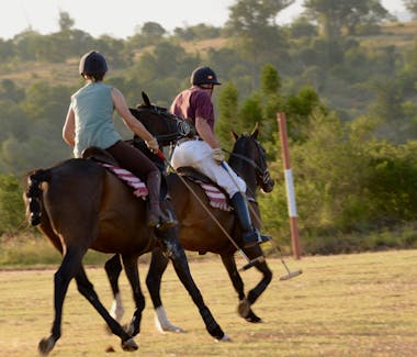 Olepangi Farm - Playing polo