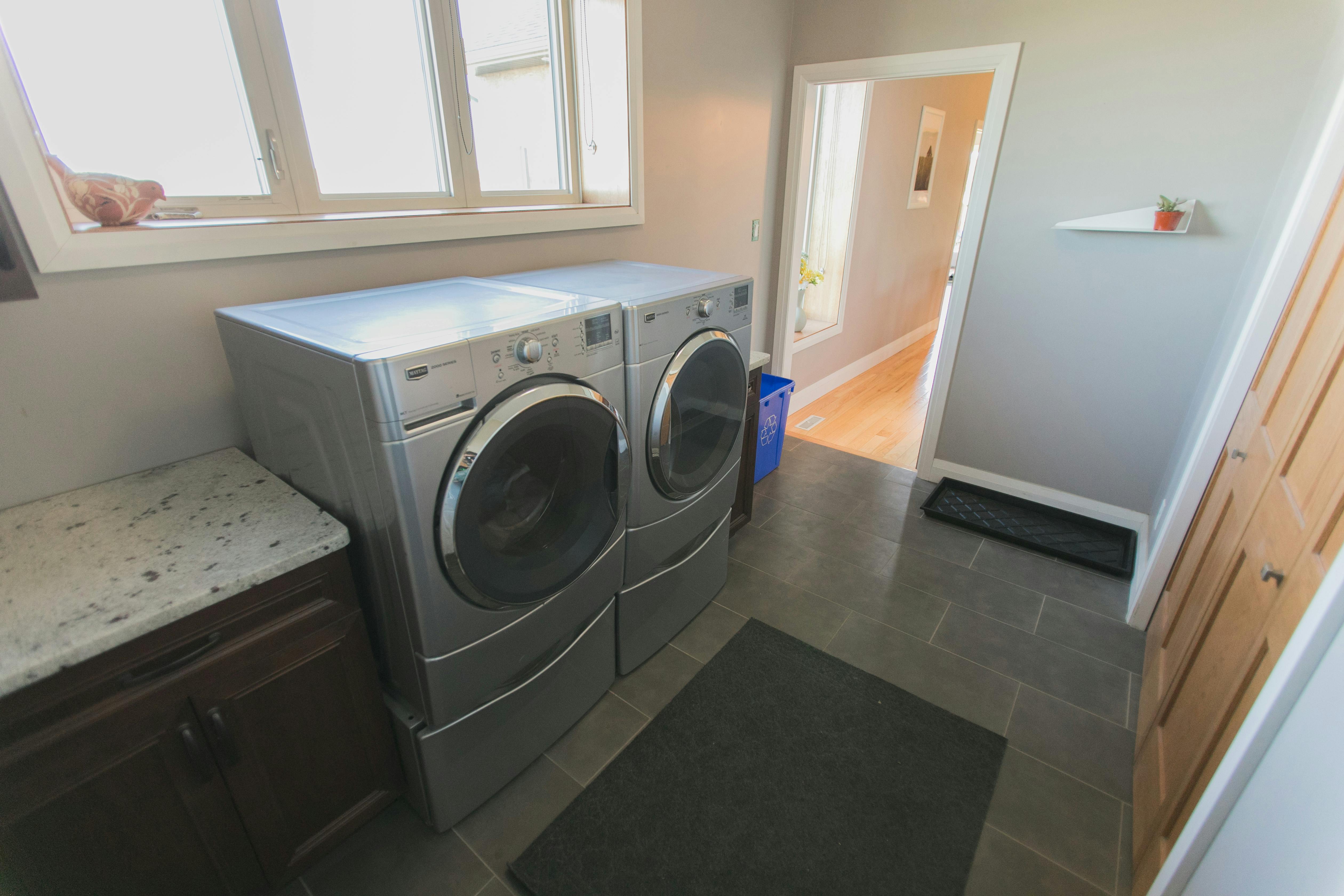 Complimentary Washer and Dryer