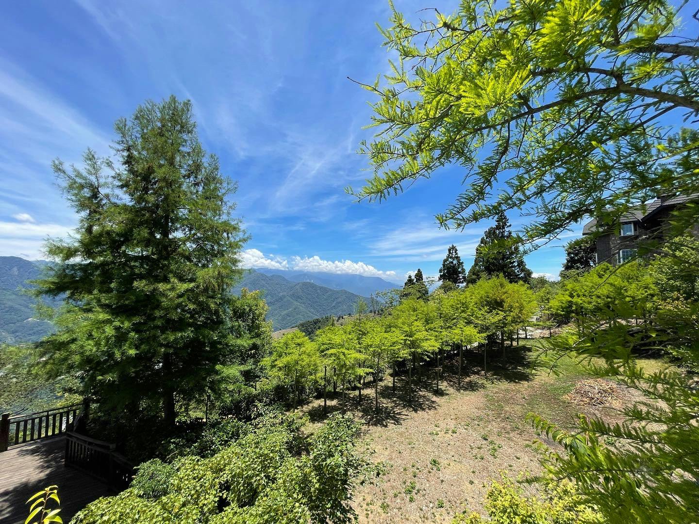 清境羊角村看出去的風景
