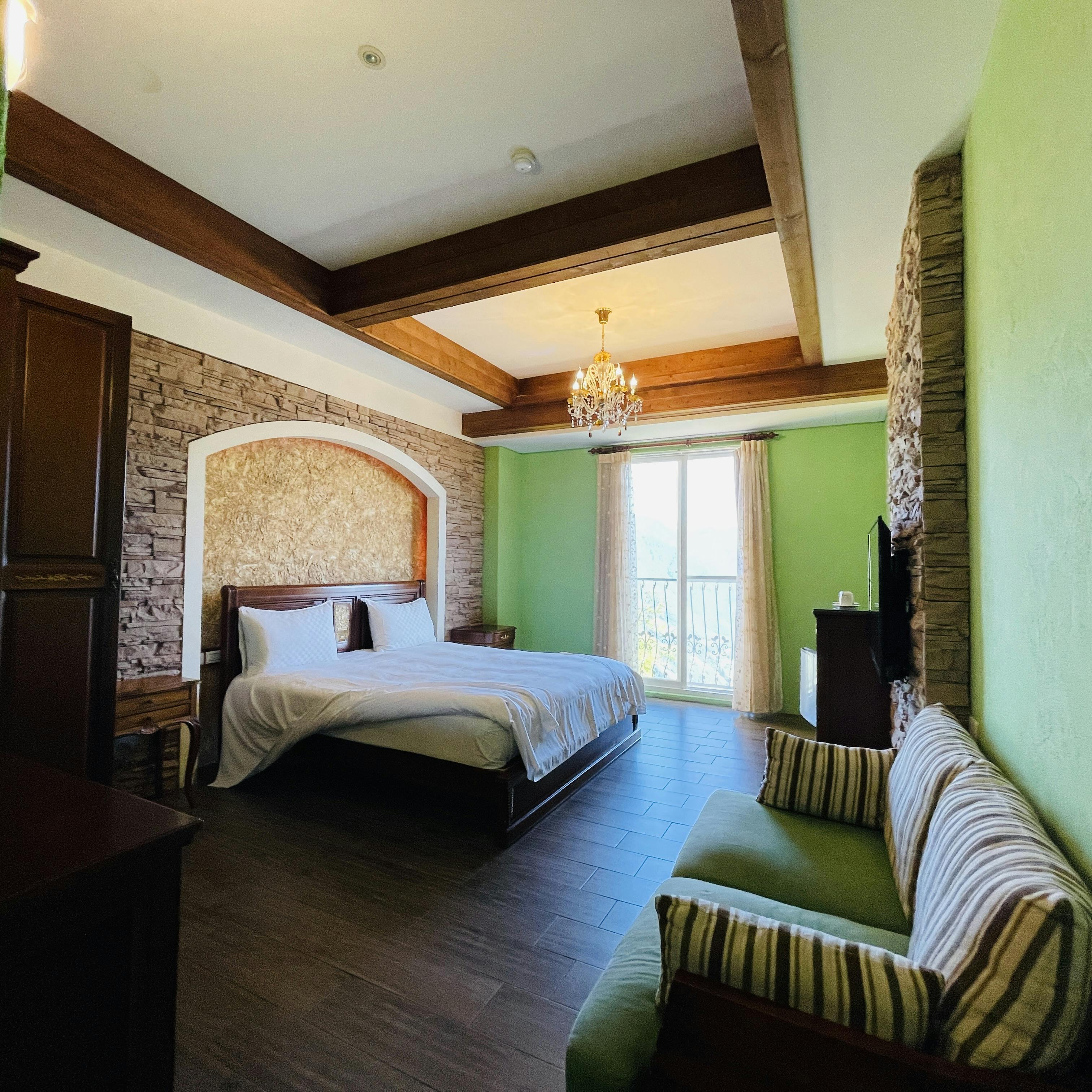 清境羊角村鄉村民宿 - 溫馨舒適標準雙人房