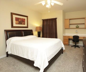 Our upgraded linen package will ease you gently into a restful sleep.