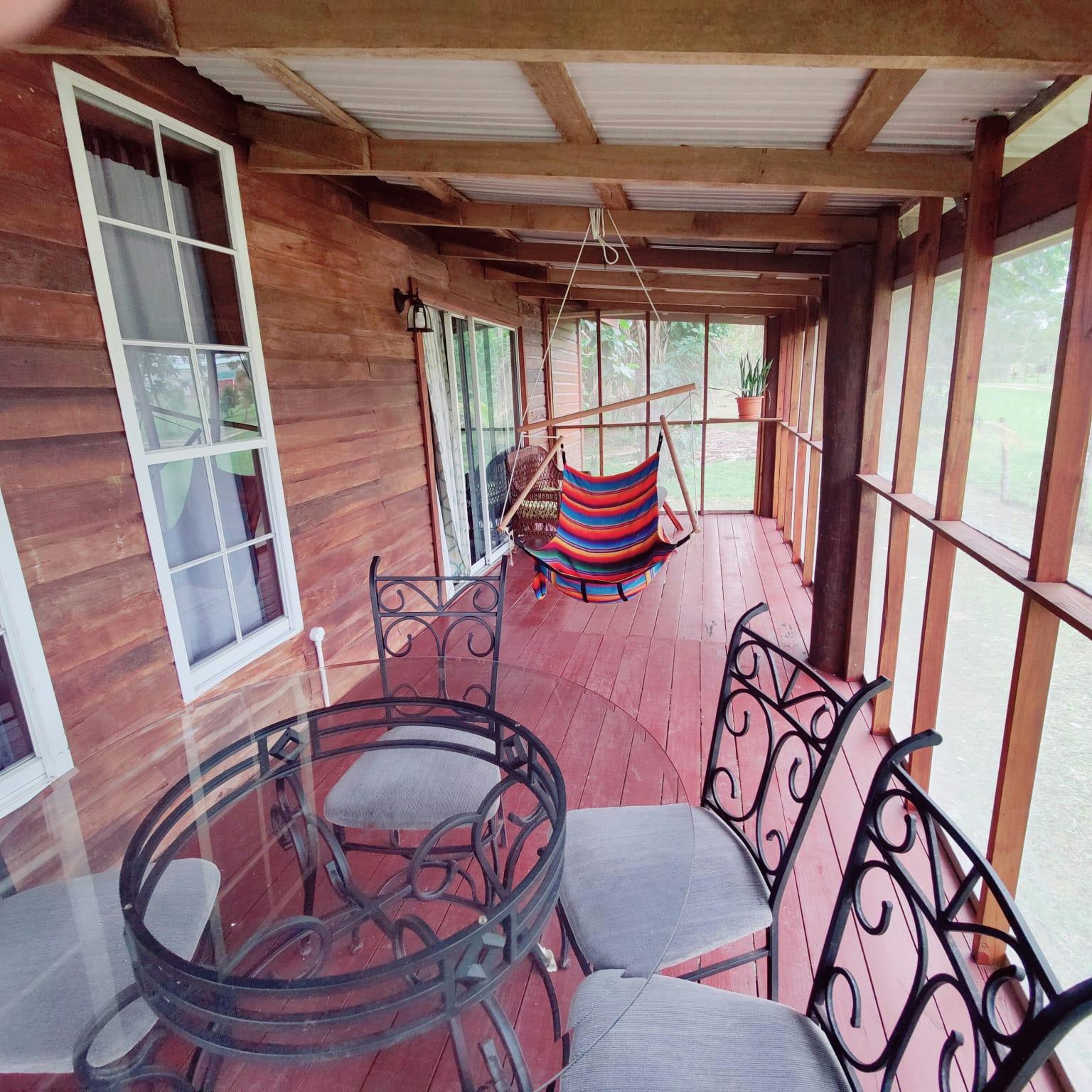 Garden Cabin - westerly facing verandah