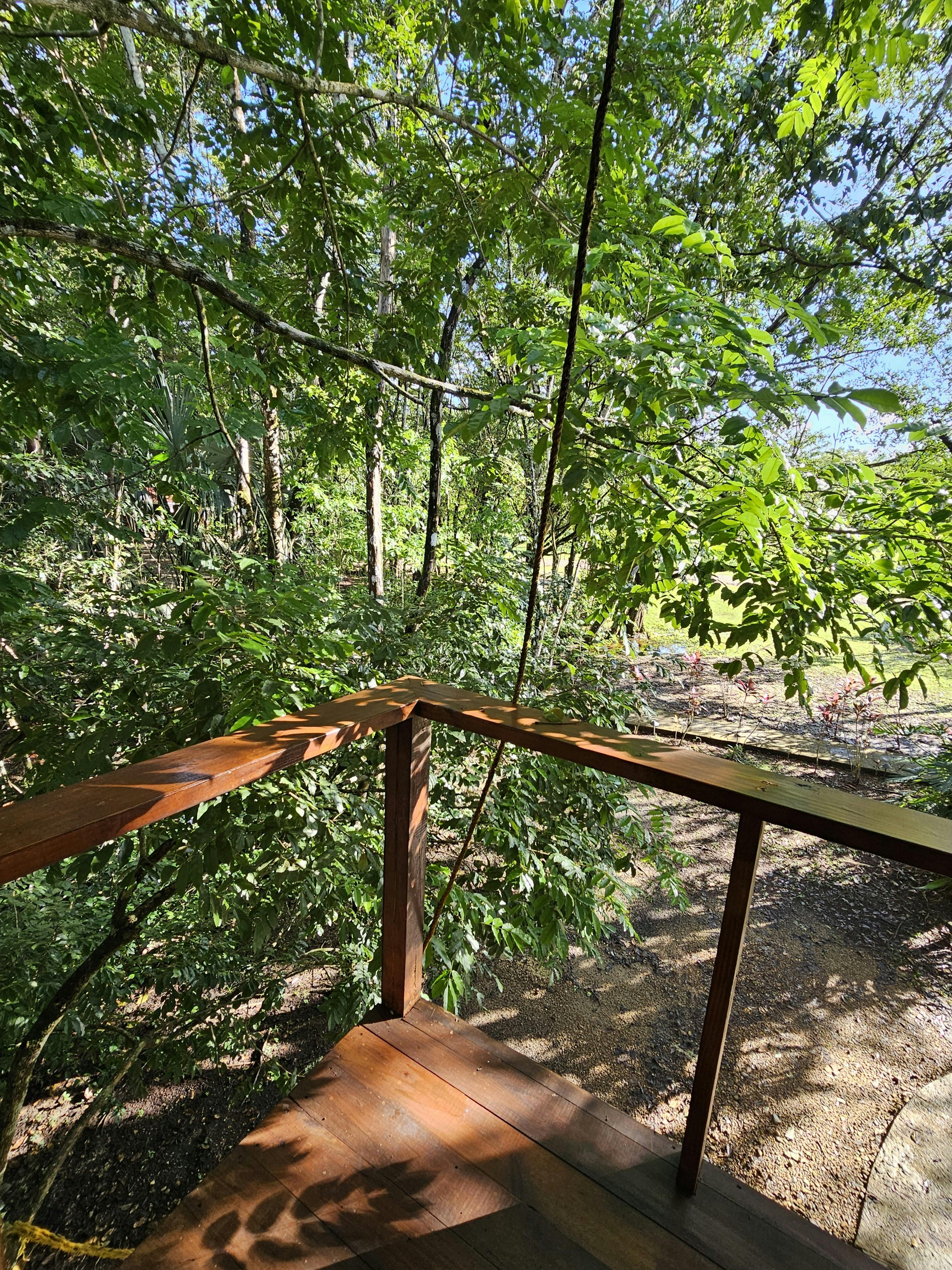 View from upper level balcony of Tree House @ Kiki Witz