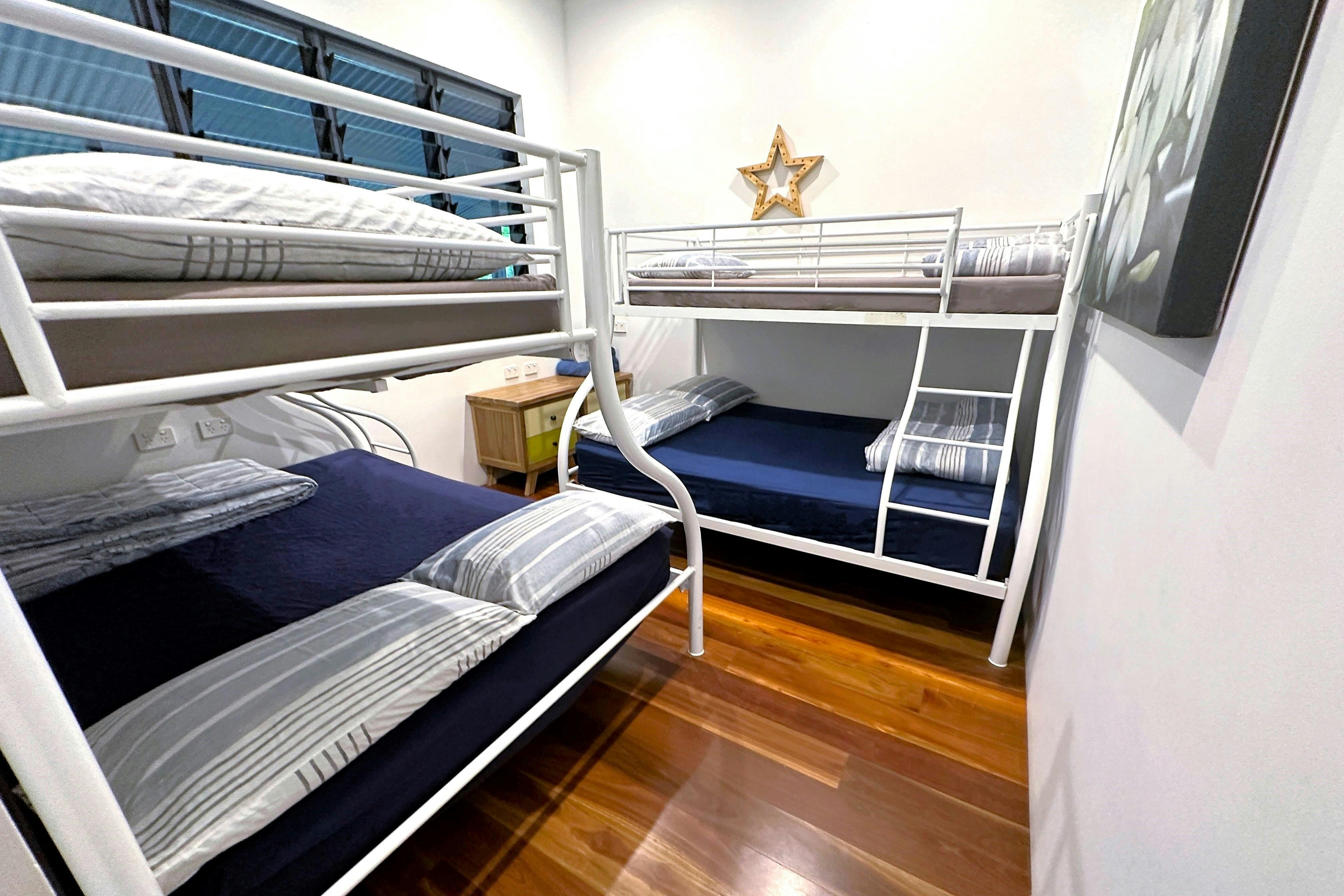 Air Conditioned Bunk Room with Double/Single Bunk Beds